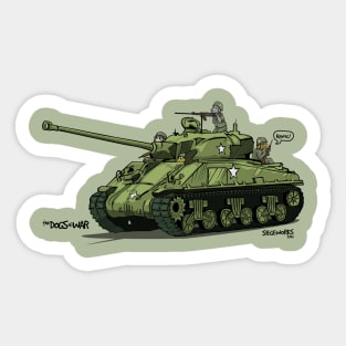 Dogs of War: Sherman Tank Sticker